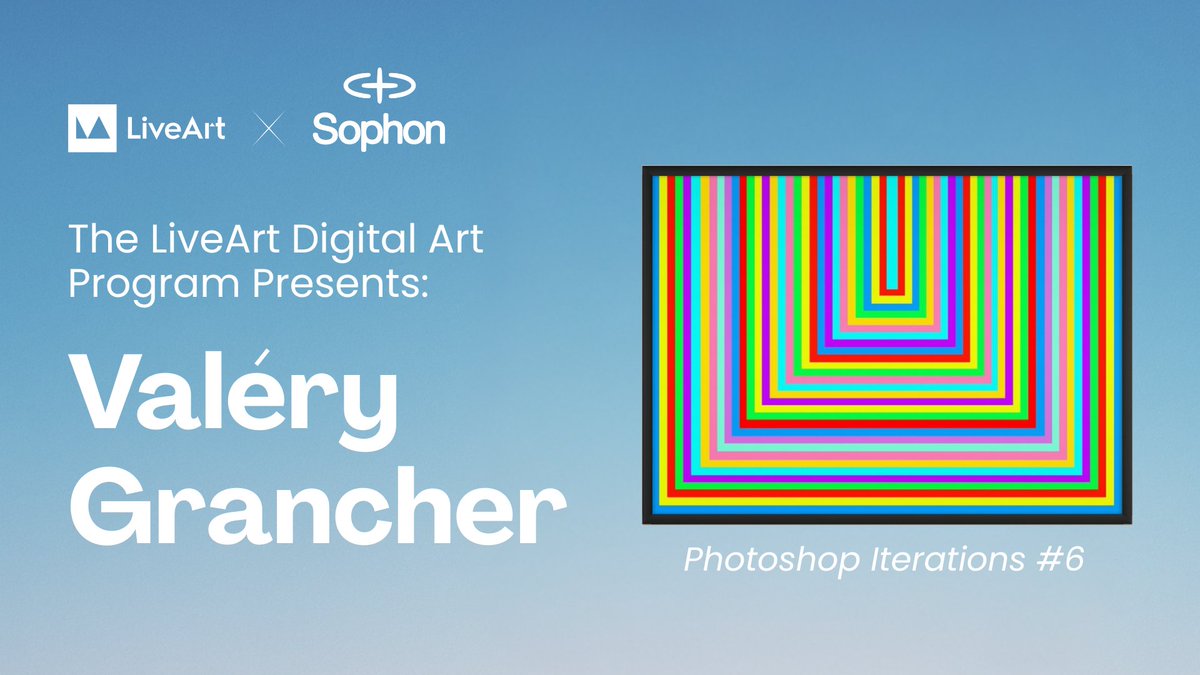 Digital Art Spotlight: Now Live on <a href="/sophon/">sophon</a>

Photoshop Iterations #6 by <a href="/ValeryGrancher/">Valéry Grancher</a> kicks off this free mint series— powered by $ART and bringing culturally significant digital art onchain

About the artist, how to mint, &amp; rewards ⬇️