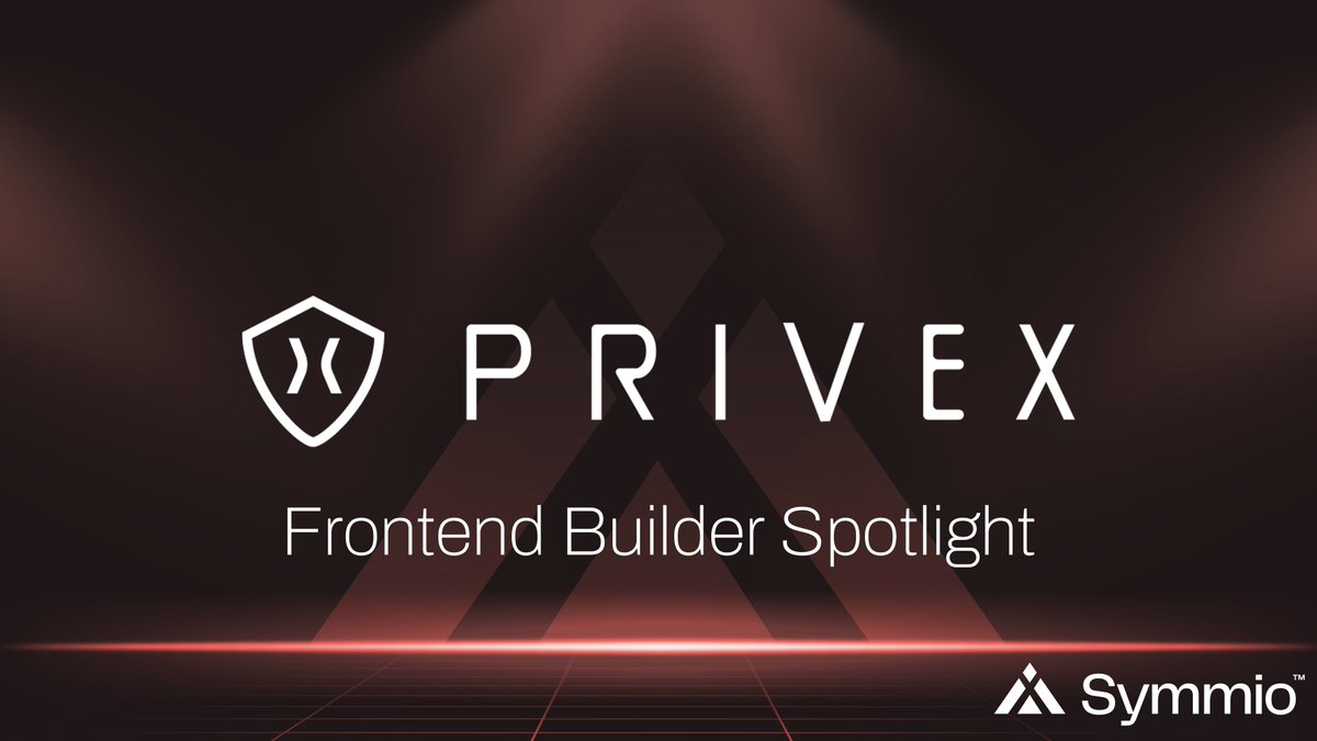 symm_io's tweet photo. PriveX x Symmio Spotlight is LIVE

✅ Trade 300+ assets
 ⚡ Up to 60x leverage
🔜  AI trading agents
 🕵️‍♂️ Total privacy via @COTInetwork s L2

Built on Symmio’s intent engine - no frontrunning, no games.

NFTs, trading comps, points and token rewards: ⬇️ https://t.co/TkRxEjC39W