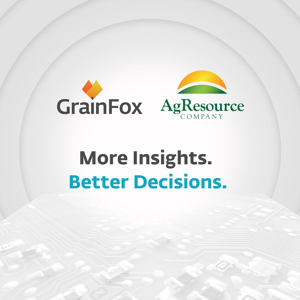GrainFox (@grainfoxapp) on Twitter photo The future of AgTech starts now.
GrainFox and <a href="/AgResource/">AgResource Company</a> are joining forces in a proposed merger to deliver smarter tools, deeper insights, and stronger support for producers and agribusinesses globally.
app.grainfox.marketing/register The future of AgTech starts now.
GrainFox and <a href="/AgResource/">AgResource Company</a> are joining forces in a proposed merger to deliver smarter tools, deeper insights, and stronger support for producers and agribusinesses globally.
app.grainfox.marketing/register
