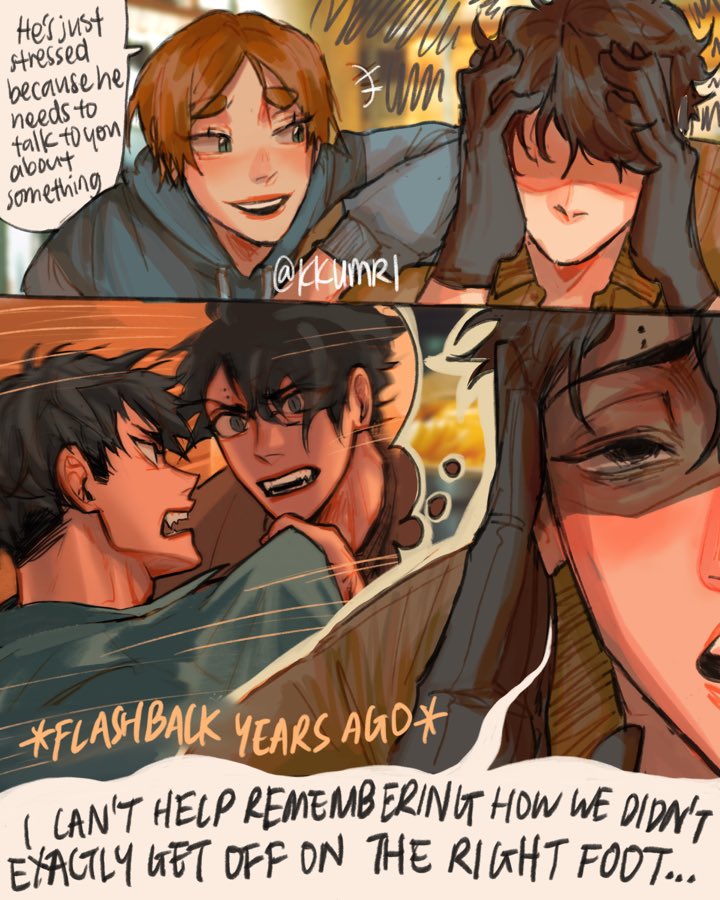 kkumrii's tweet image. OSAMU URE SCARING HIM π
#sakuatsu #osakomo #haikyuu