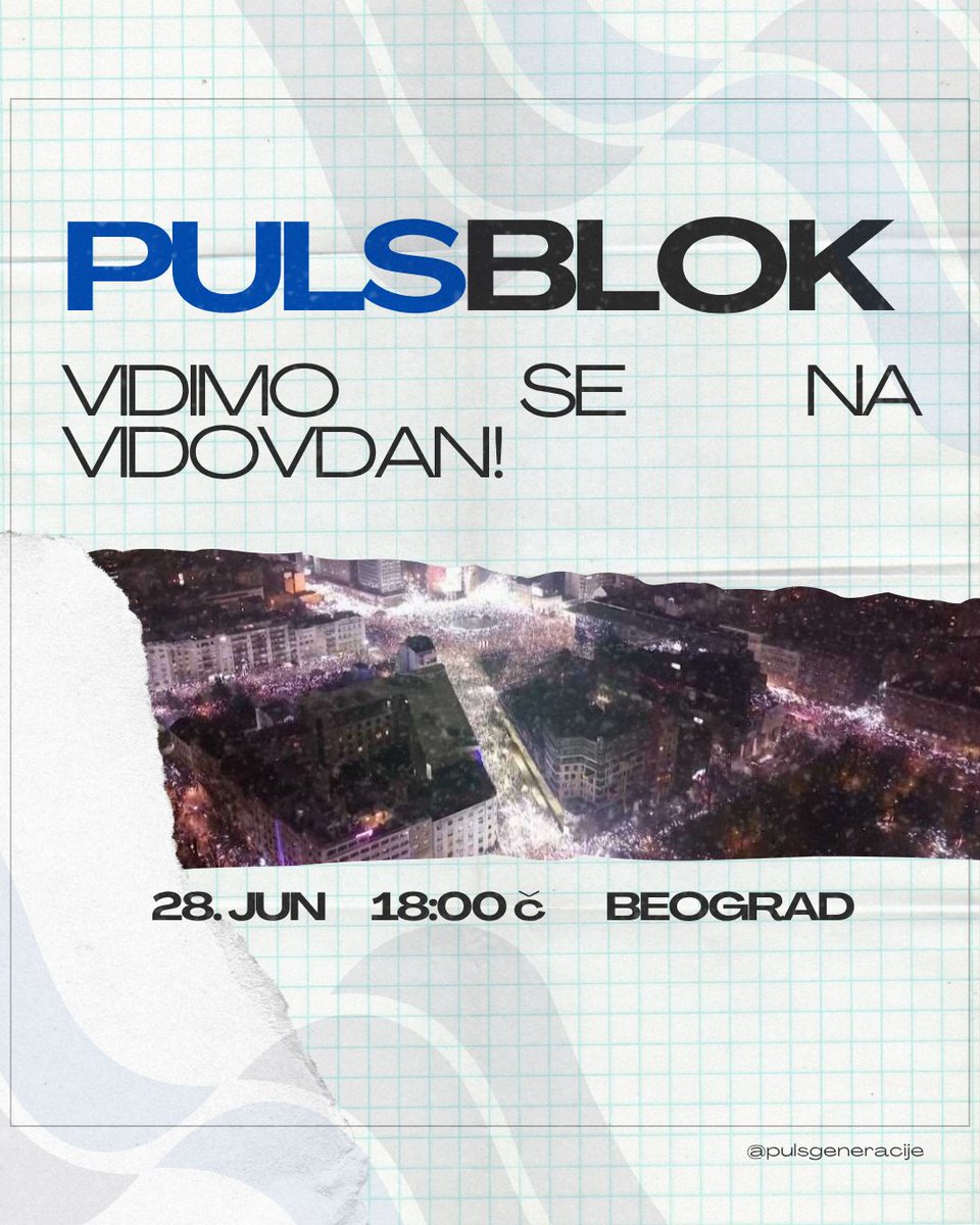 pulsgeneracije's tweet photo. Vidimo se na Vidovdan! 🫀 https://t.co/MvnI4TwGRw