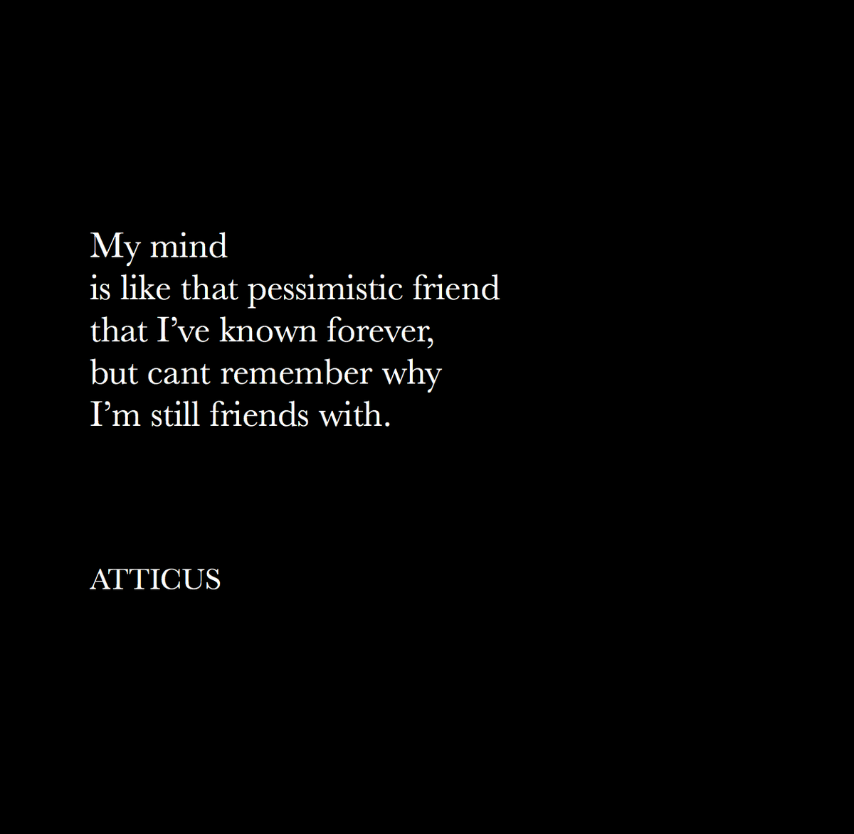 atticuspoetry's tweet photo. A poetry dump for anyone feeling a little heavy lately.
The kind of ache that doesn’t always have words—
so here are some.

Know this:
You are never alone.
You are beautiful.
You are wild.
You are loved.

Let the poems hold what you don’t have to carry alone. 

xx Atticus https://t.co/aSRsEb9Ykq
