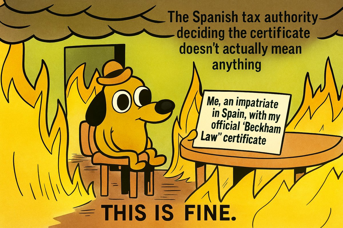 SPAIN’S TAX TRAP – UNFAIR, UNJUST, UN-EUROPEAN
 What began as a promise to attract foreign talent through Spain’s “Beckham Law” has turned into a bureaucratic bait-and-switch.  

📃Sign the petition and help us stop this injustice.  chng.it/KT88fVzGSS