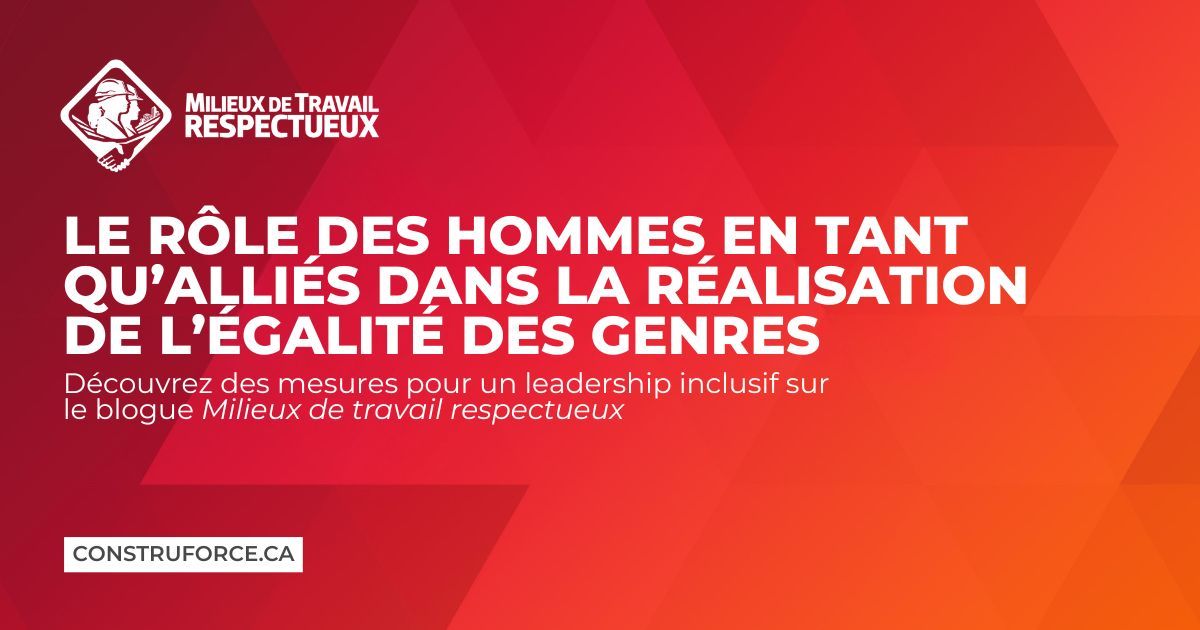 Messieurs : vous avez aussi un rôle à jouer dans l’atteinte de l’égalité des genres! Apprenez à devenir des alliés et à contribuer à la création d’environnements de travail où les femmes peuvent exprimer tout leur potentiel. Lisez notre blogue :
buildforce.ca/fr/blog/le-rol…