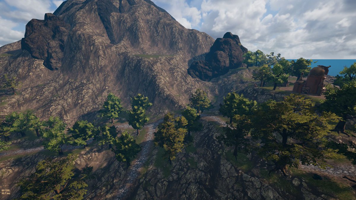 volcanoids's tweet image. Just a whitebox but you can nicely see how much more complex areas will become on the new island.