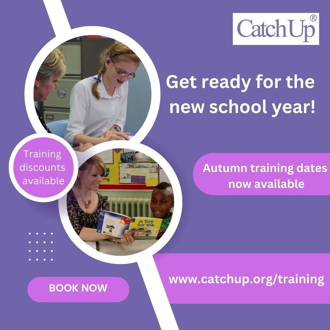 Thinking about having staff trained to deliver our interventions? Now is a great time to book for the start of the new school year: buff.ly/ZrKrgrS 
#literacy #numeracy