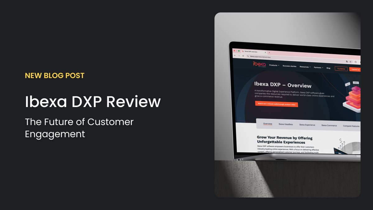 How does <a href="/ibexa_co/">Ibexa</a> DXP measure up in creating smooth digital strategies? 🚀

We dove deep into its strengths, weaknesses, and overall potential.

See what we found 👉 buff.ly/wvDt2Zs 

#DigitalStrategy #DXPReview
