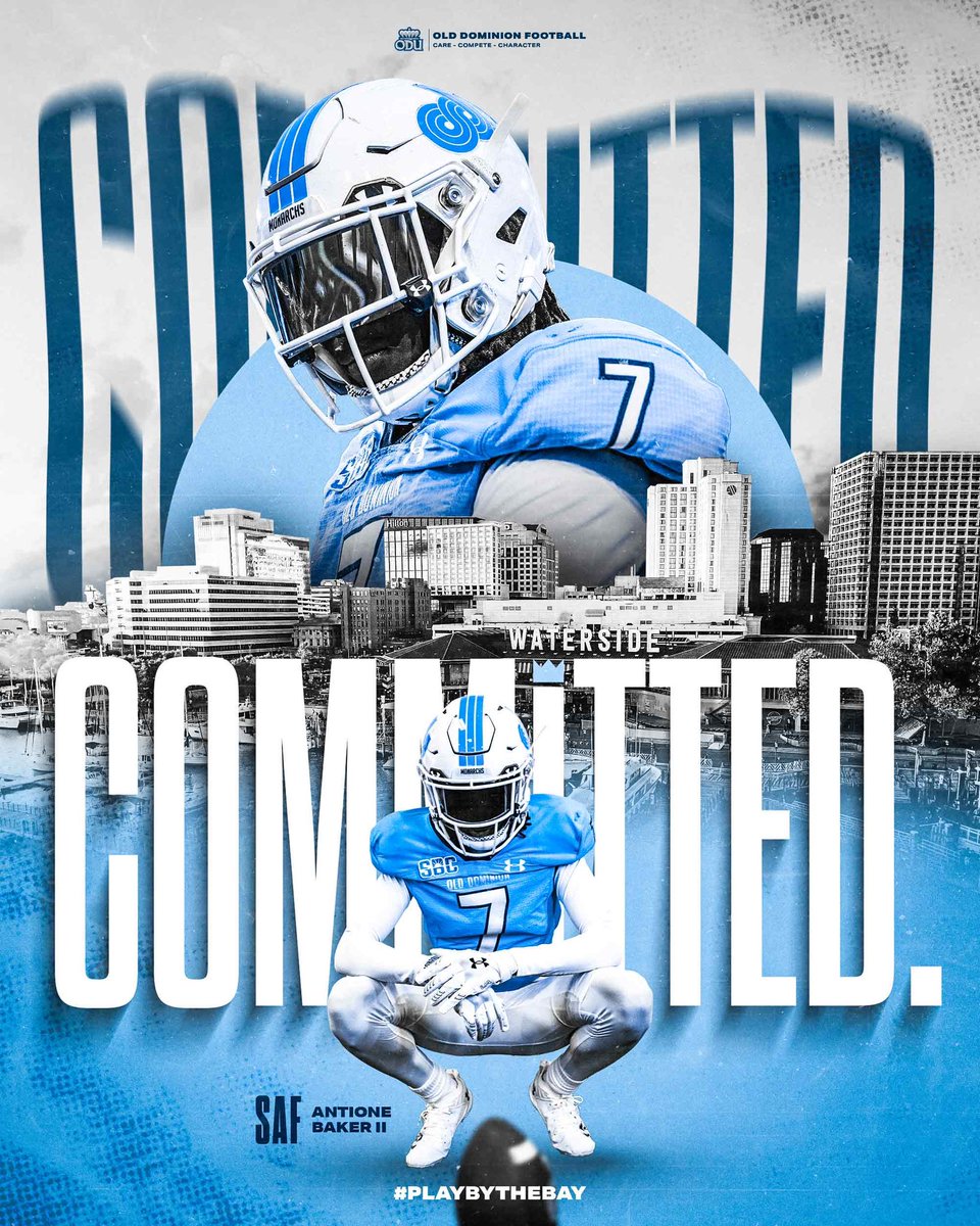 Antione “ˢᵗⁱᵏᵏˢ” Baker 🦈 (@theantionebaker) on Twitter photo #AGTG 🙏🏾 first off I want to thank my coaches family and teammates for helping me get to the position I am in now. 1000% committed to #playbtthebay <a href="/ODUFootball/">ODU Football</a> #AGTG 🙏🏾 first off I want to thank my coaches family and teammates for helping me get to the position I am in now. 1000% committed to #playbtthebay <a href="/ODUFootball/">ODU Football</a>