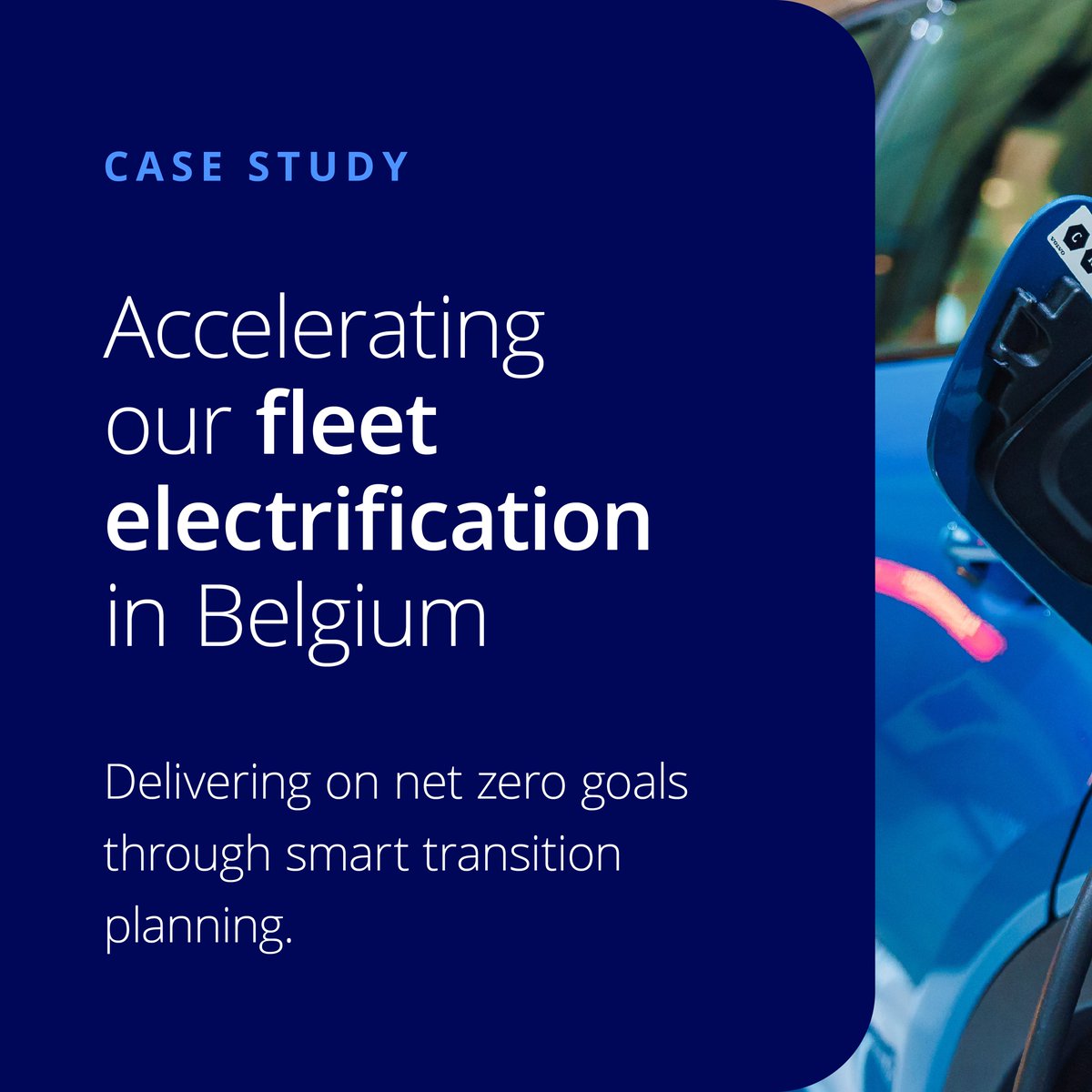 Colliers's tweet image. We took focused action in Belgium - electrifying 50% of our fleet in just two years by targeting our biggest emissions source. A big step toward our net-zero goals. Learn more:  ow.ly/GlsN50Wgosv
#ColliersImpact #Sustainability #NetZero #FleetElectrification