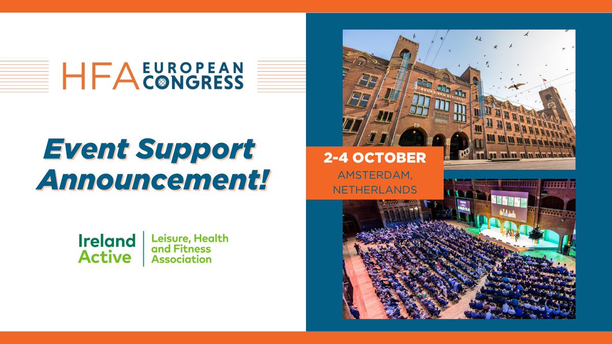 Ireland Active (@irelandactive) on Twitter photo ๐๐ซ๐๐ฃ๐ฉ ๐ผ๐ฃ๐ฃ๐ค๐ช๐ฃ๐๐๐ข๐๐ฃ๐ฉ!
Join leaders, innovators, and partners from across Europe for 3 days of learning, networking, and exploring the future of fitness, health, and wellness.
To Register Visit: hub.healthandfitness.org/european-congrโฆ
#HFACongress #IrelandActive ๐๐ซ๐๐ฃ๐ฉ ๐ผ๐ฃ๐ฃ๐ค๐ช๐ฃ๐๐๐ข๐๐ฃ๐ฉ!
Join leaders, innovators, and partners from across Europe for 3 days of learning, networking, and exploring the future of fitness, health, and wellness.
To Register Visit: hub.healthandfitness.org/european-congrโฆ
#HFACongress #IrelandActive