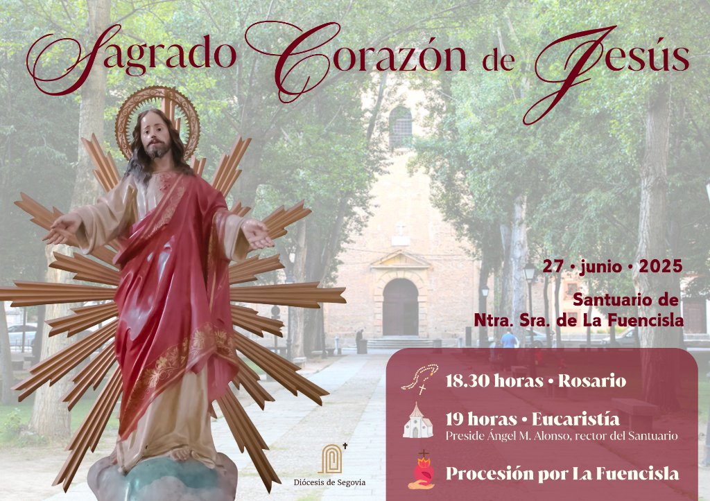 💖 Medio siglo después, Segovia recupera la celebración de la festividad del Sagrado Corazón de Jesús. 

🔗 Descubre todos los detalles en el enlace 👉🏼  diocesisdesegovia.es/2025/06/26/seg…