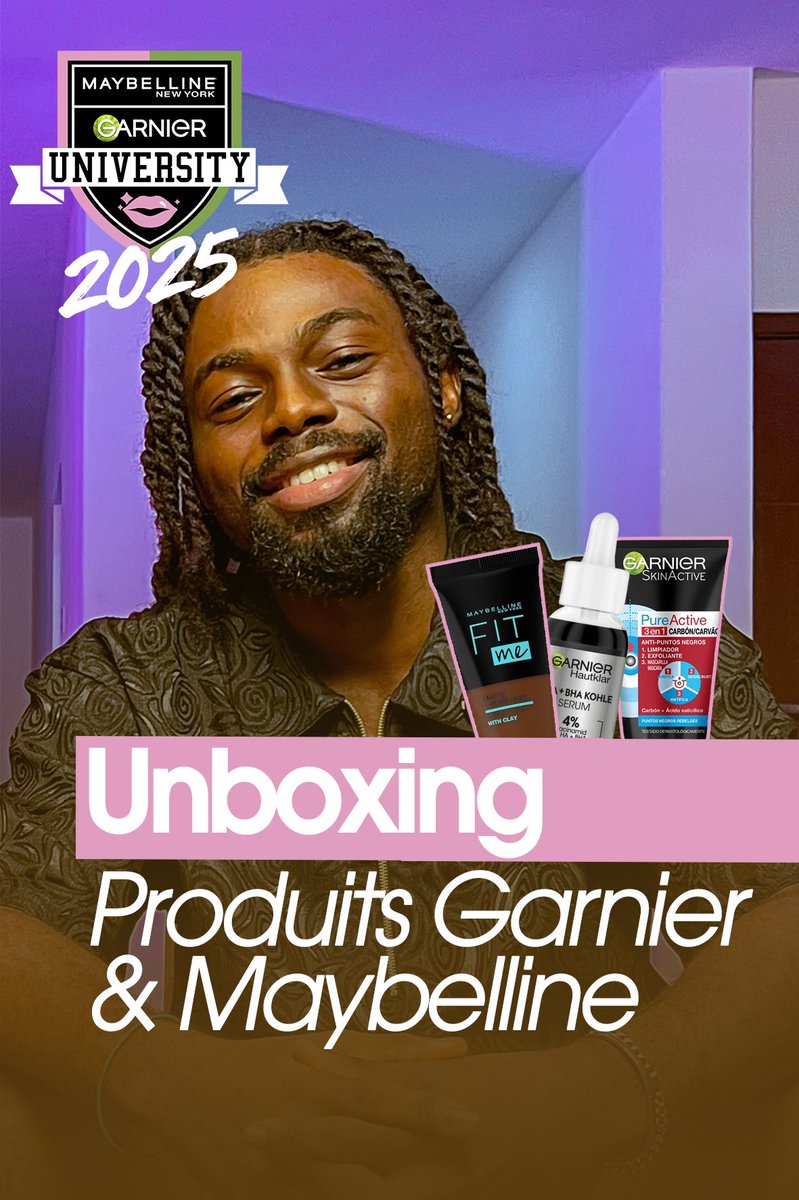 AllanHanit_'s tweet photo. J’ai ignoré un message de Maybelline Africa, pensant que c’était un faux compte 🚩

3 semaines plus tard, je fais partie des 30 créateurs sélectionnés dans 4 pays pour la toute première promo. #MaybellinexGarnierUniversity 🎬🍿

➡️Spoiler :  nous ne sommes que 2 hommes en C.I🇨🇮🤣 https://t.co/9w4TMp9bM6