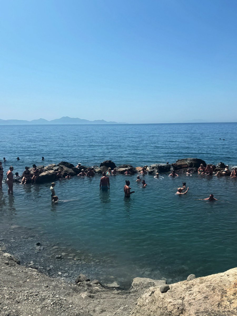 a natural hot spring in greece :3