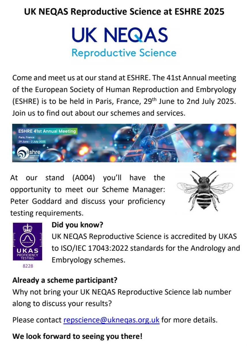 UK NEQAS Reproductive Science tweet media