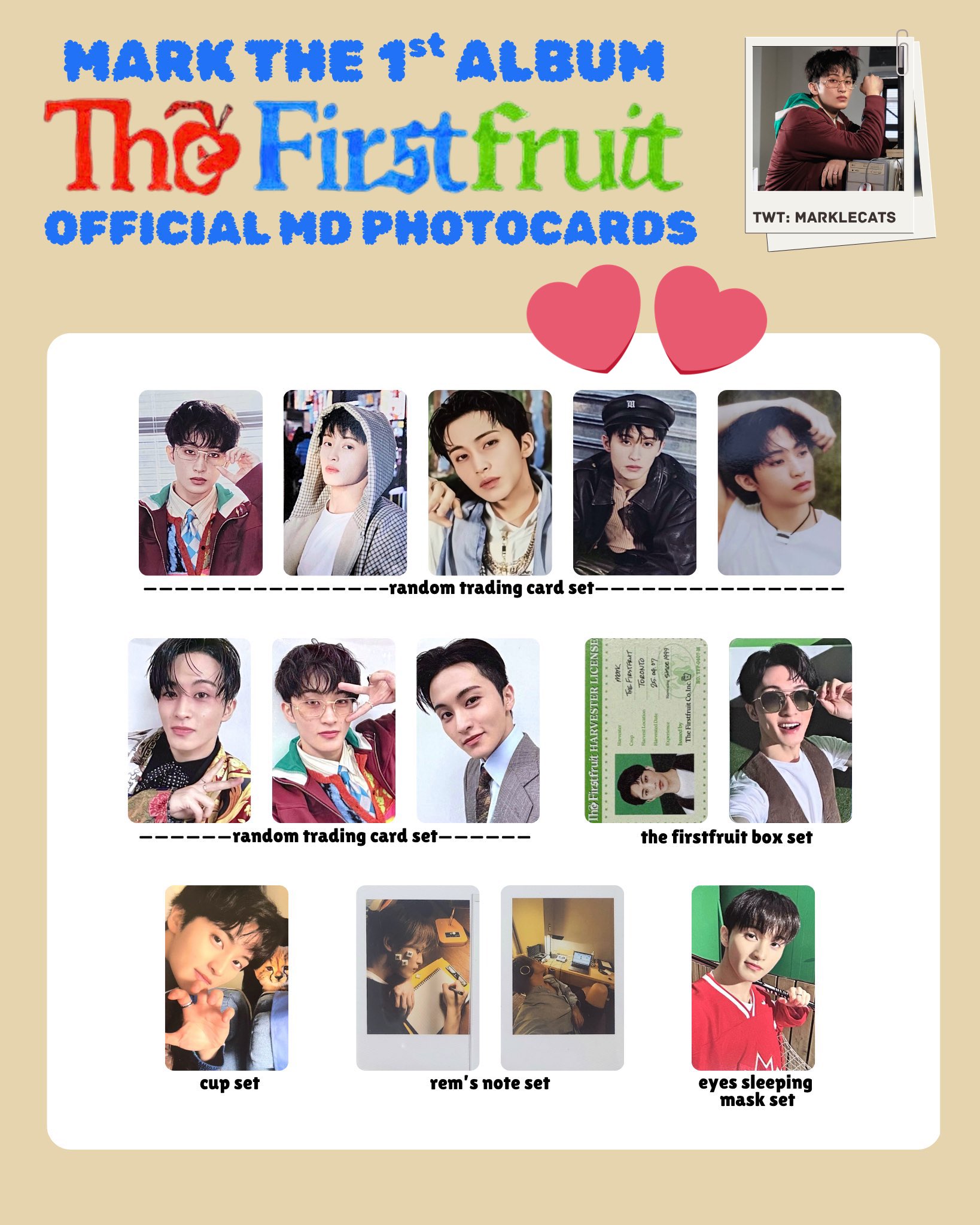 NCT MARK マーク The Firstfruit MD ランダム トレカ｜Yahoo