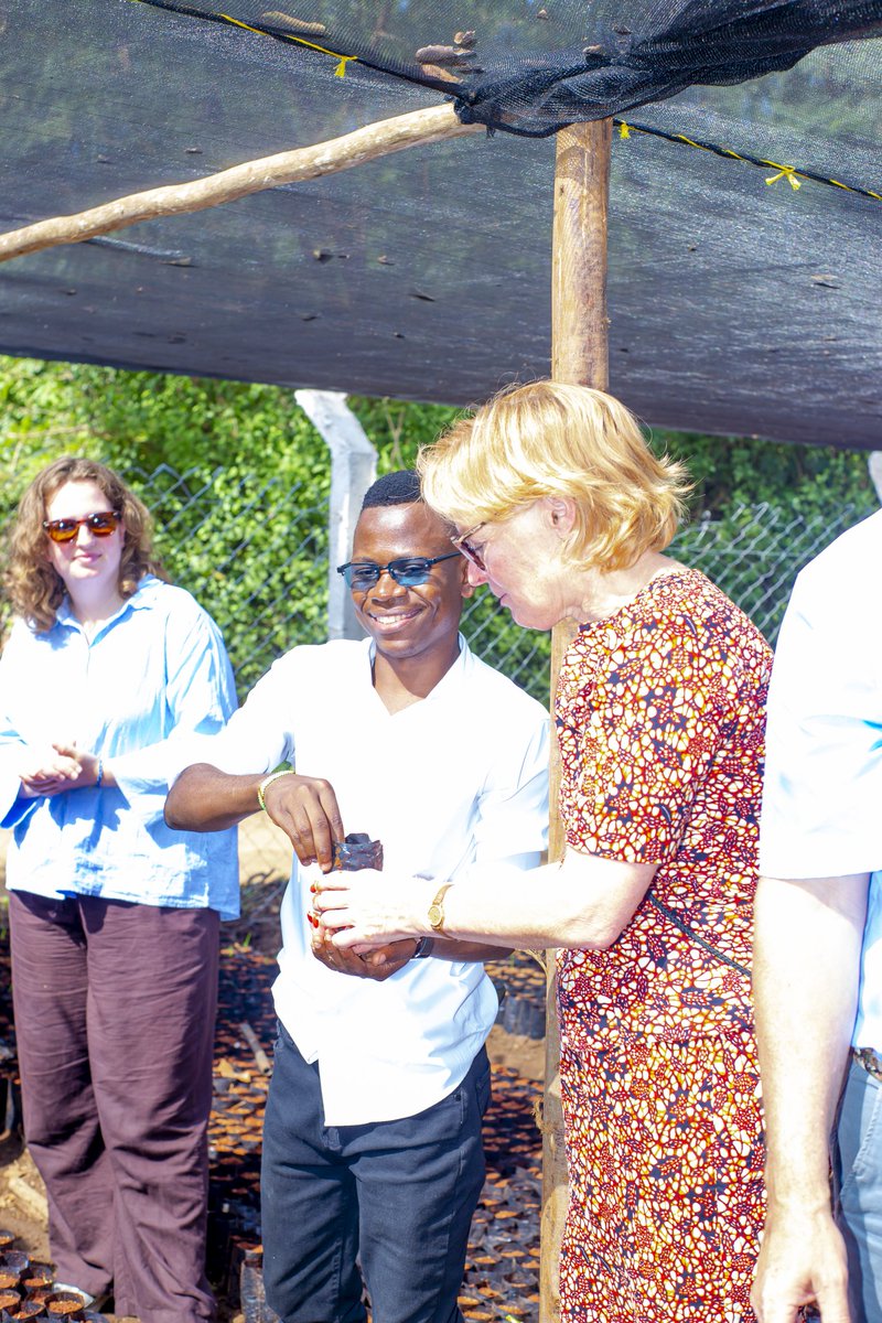 Mybirthdaytree2's tweet photo. Today we had pleasure to host our esteemed  donors, World Waternet explored our Spice, Fruit &amp; Water-Wise Nursery Project and planted trees for #MyBirthdayTreeCampaign @SokoineU  ,Solomon Mahlangu Campus. It was Inspiring day for sustainability! 🌍🌱 https://t.co/y0d6eLpd9I