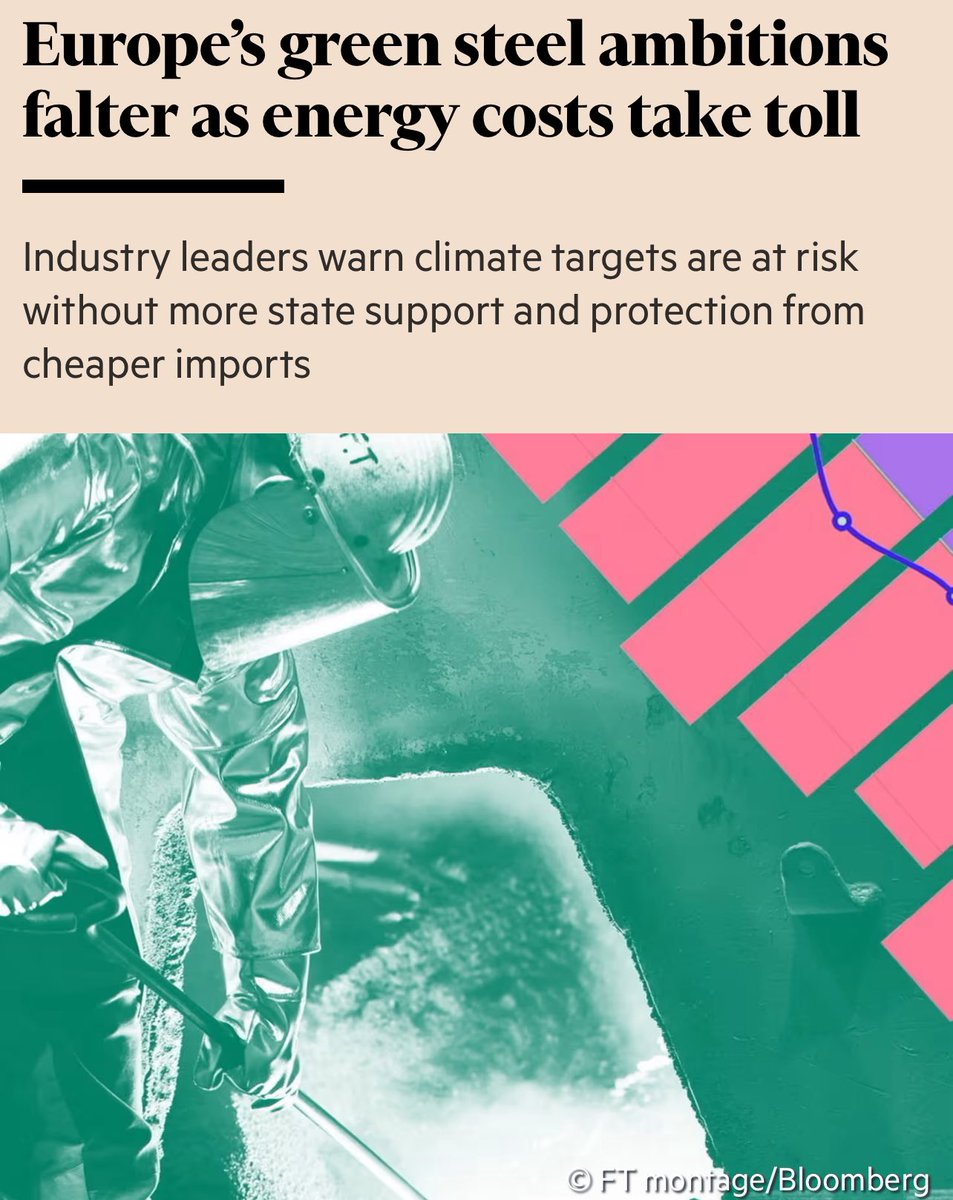BurggrabenH's tweet photo. Who could have thought so?

“The business case for green steel is not there in Europe,” said Axel Eggert, head of steel industry body Eurofer. https://t.co/468GnnUzSA