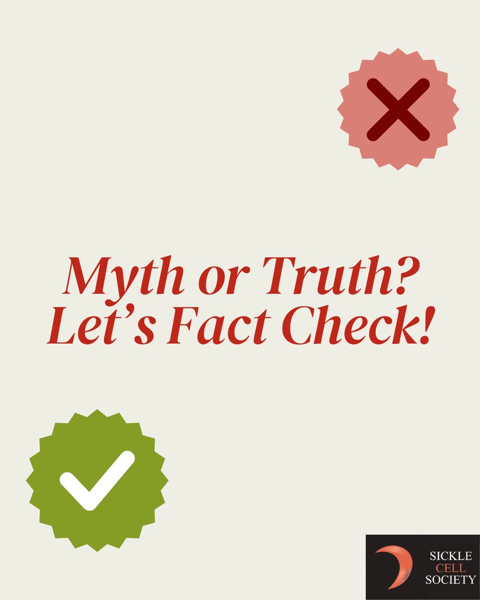 SickleCellUK's tweet image. World Sickle Cell Day may be over, but the work continues.
Our North West & South Yorkshire mentoring teams are busting myths and sharing the facts 💭
Myth or Truth? Let’s fact check!
#SickleCellAwareness #MythVsFact #TellItLoud #SickleCellSociety #BloodMatters