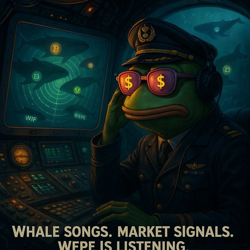 frankenfaba's tweet photo. Normies watch charts - $Wepe listens silently.🤫
Whales don’t tweet, when they’re ready to feast. They sing in the deep.🐋
When they’re hungry, he’s already set the table.🥮
Alpha isn’t guessed — it’s decoded.🎧
NGMI? The crew get the calls on time! 💻
#NGMI #WepeAlpha https://t.co/ZyT0D8TW2B