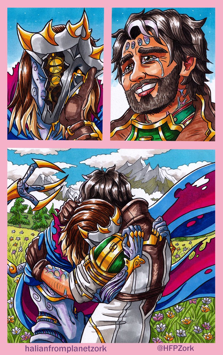 Field of Flowers. 
#Arcane #jayvik #jaycetalis #viktorarcane #arcaneherald