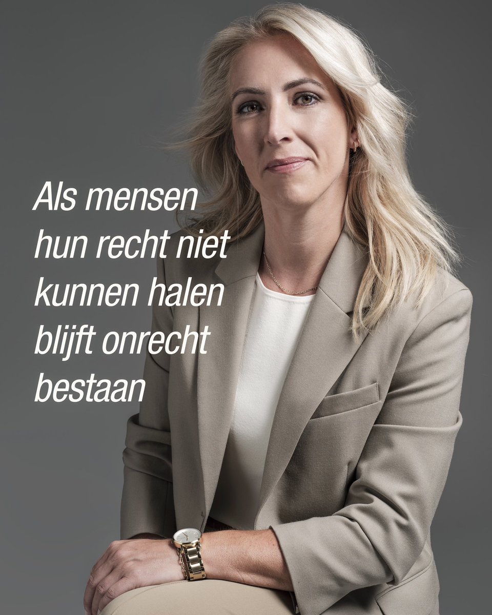 Al van jongs af aan kan ik slecht tegen onrecht en wil ik daar graag wat aan doen. Daarom vind ik het een eer dat ik op een nieuwe plek mag werken aan een Nederland waarin iedereen toegang heeft tot het recht en mensen met problemen op tijd en goed geholpen worden.