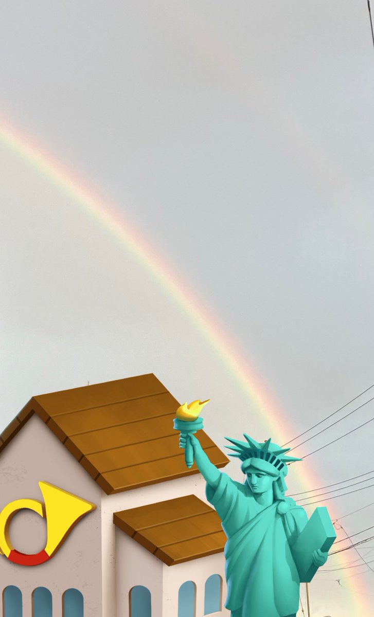 sallylenathomas's tweet photo. 風景隠しすぎて訳わかんなくなってますが、私も綺麗に見えました🌈こんなに大きな虹を見たのはいつぶりだろう！ https://t.co/Tug6ppZw2e