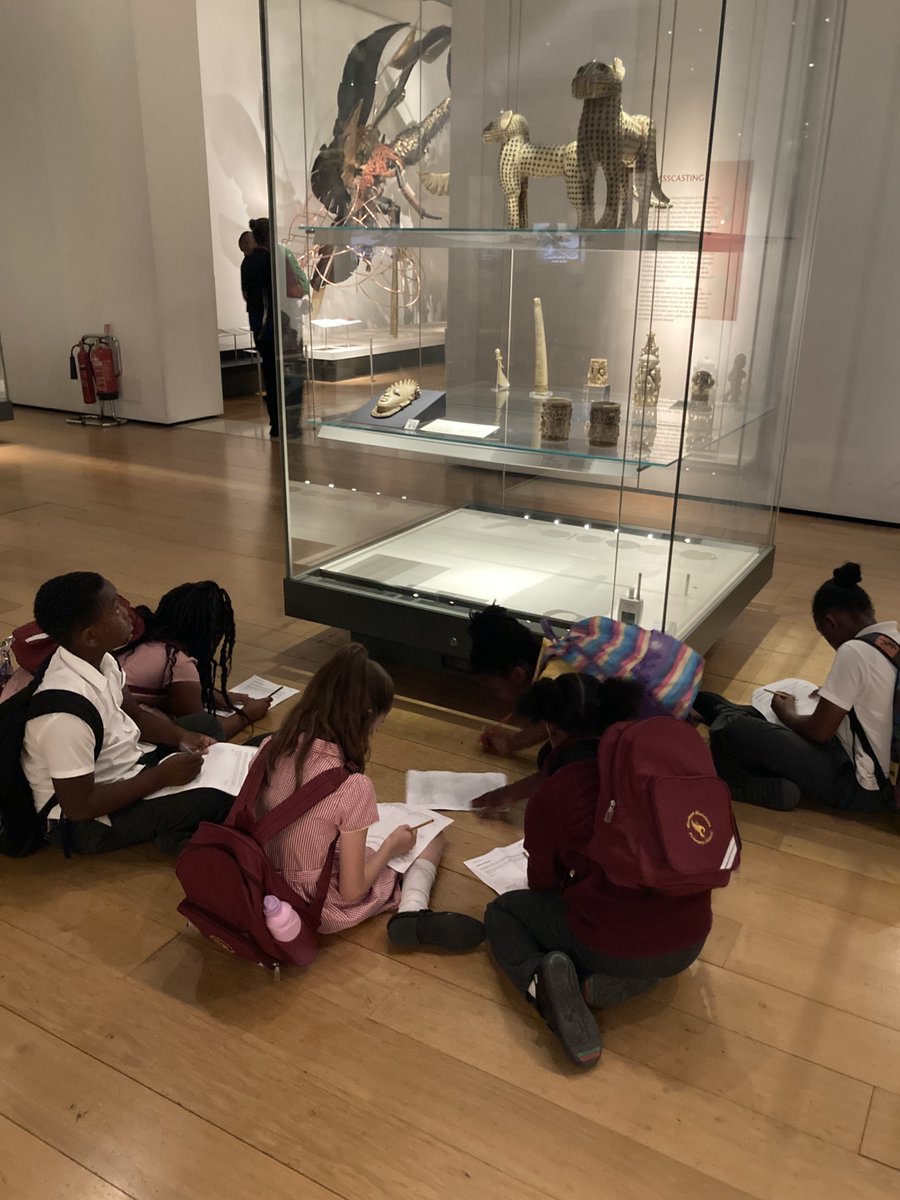 MissWardHMPS's tweet photo. Year 4 had a great day at the British Museum yesterday consolidating their learning about the Kingdom of Benin which they learnt all about in #history They were very excited to see the 'Benin Bronzes' @HerbMorrPriSch https://t.co/JGwq5PaWiY