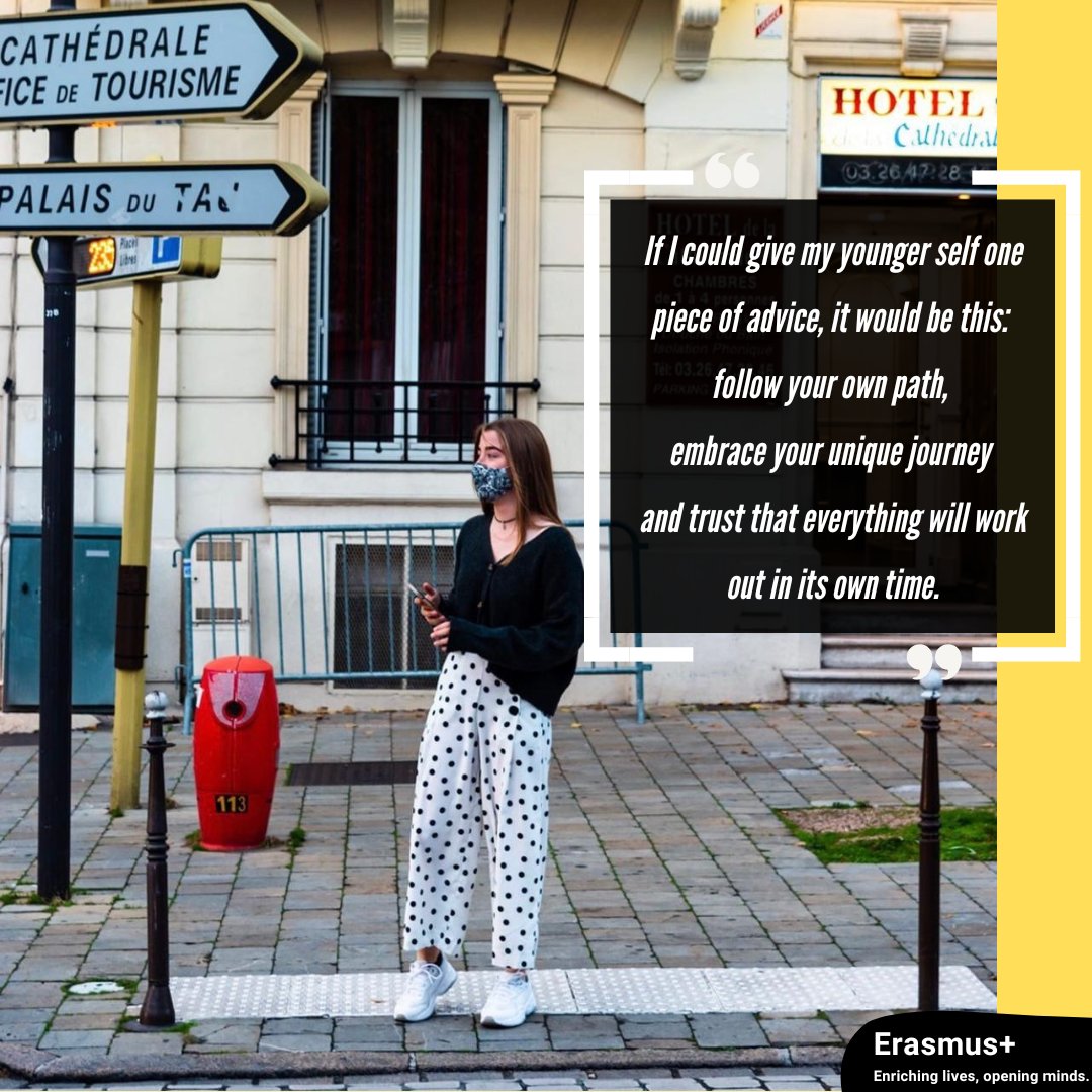 Your journey doesn’t need to look like anyone else’s. Let Aimee inspire you to follow the path that feels like you 🗺️

Aimee studied abroad in France as part of her undergraduate at DCU. Ready for your own Erasmus+ journey? Read her blog to find out more: eurireland.ie/2025/06/04/aim…