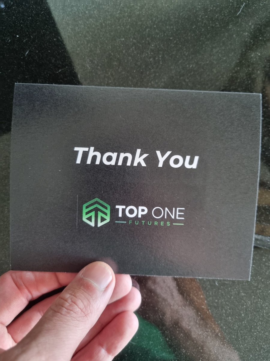Mister___Ti's tweet photo. I appreciate this gesture that I received in my mailbox.  
Thx you @TopOneFutures https://t.co/UTcBj4daZq
