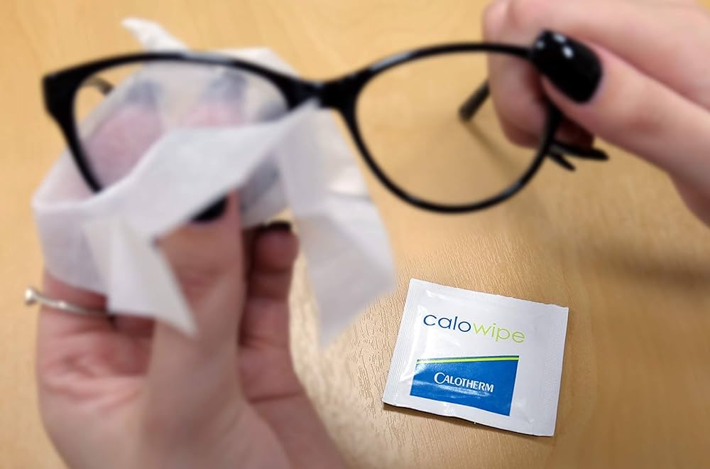 34 single use, pre-moistened wipes from #Calotherm in a resealable bag to help keep glasses clean on-the-go.

prescription-swimming-goggles.co.uk/products/calow… 

 #GlassesCare #TravelEssentials #OpticalCare #EverydayConvenience