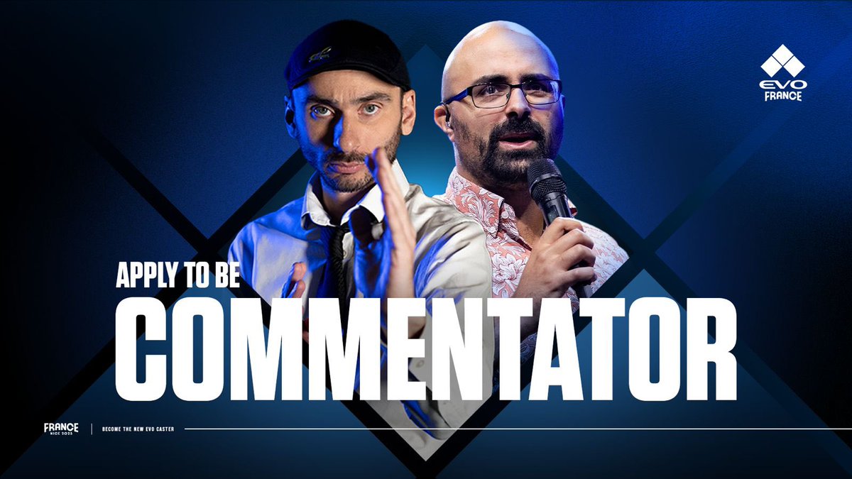 Dreaming of casting Evo France?

Now’s your chance! Be part of the first edition, apply here 👇

🌎 : docs.google.com/forms/d/e/1FAI…

🇫🇷 docs.google.com/forms/d/e/1FAI…