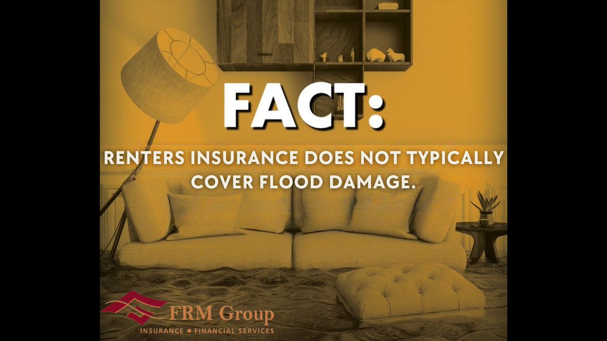 FraileyIns's tweet image. ❓Q: Does renters insurance cover flood damage?
✅ A: Not typically.

#RentersInsurance #FloodInsurance #ThinkFraileyFirst #FRMGroup #Insurance #PoconoProud #PoconoMtns #PoconoChamber #FraileyCoversYourHome #FraileyHablamosEspanol #WeProtectWhatMattersMost