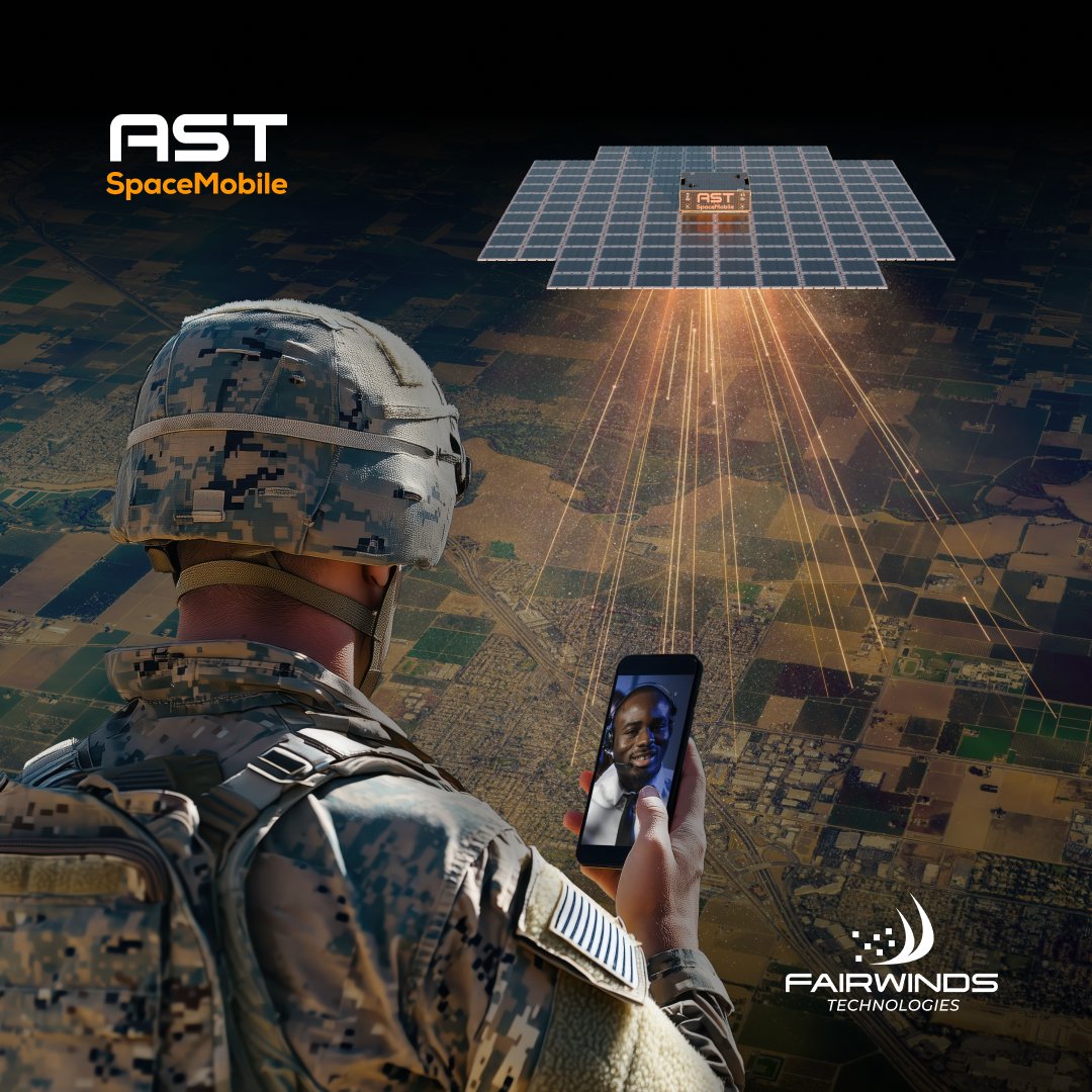 AST_SpaceMobile's tweet image. AST SpaceMobile & Fairwinds Technologies Demonstrate World's First Tactical NTN Connectivity Over Standard Mobile Devices
businesswire.com/news/home/2025…