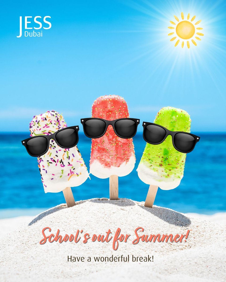 JESSDubai's tweet image. Wishing everyone an enjoyable and restful summer break. We look forward to welcoming you back to school in August.
#JESSCommunity #SchoolsoutforSummer