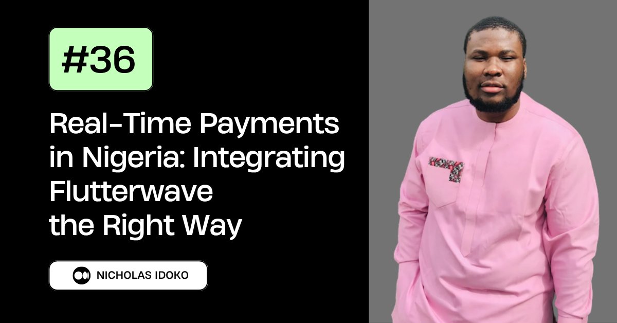 nicholasidokohq's tweet image. Every instant payment tells a human story.
I broke down my proven approach to real-time Flutterwave integration—secure webhooks, idempotency, empathy-driven UX.
🇳🇬 devs & founders, this one’s for you.
Read here ➜ medium.com/@nicholas-idok…
#FinTech #Flutterwave