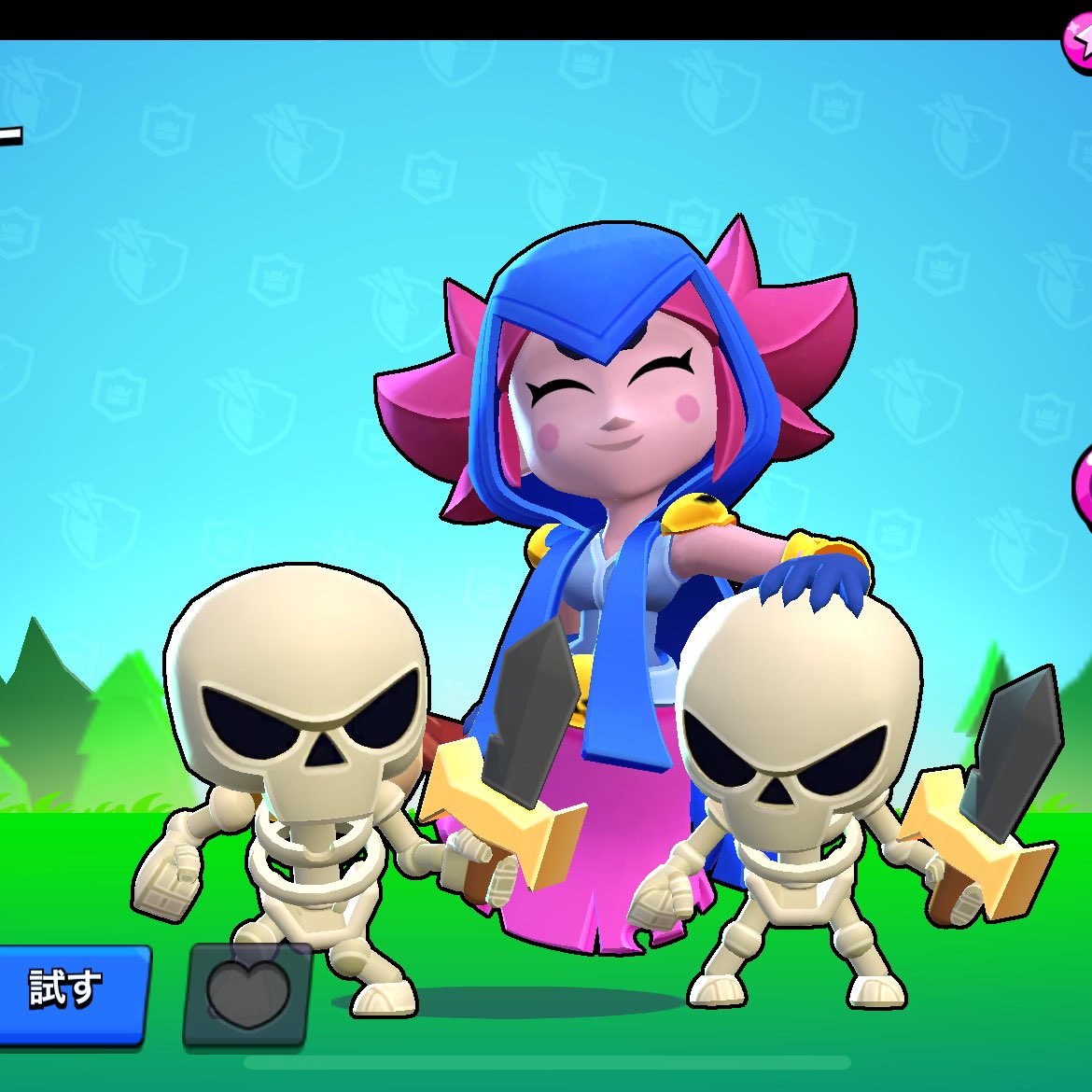 骸骨の頭なでなでしてるマンディ可愛すぎない？(&gt;&lt;)💗