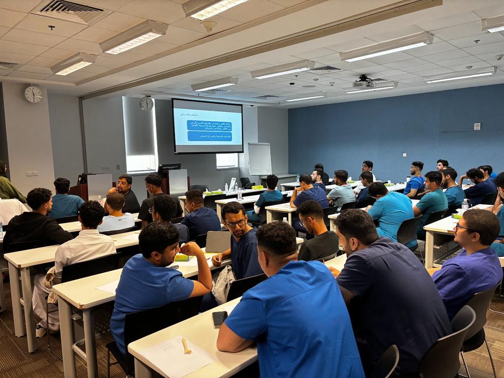 The #College_of_Applied_Medical_Sciences #jeddah was pleased to host "Takamul Workshop" an insightful session by Dr. Rania Zahid.

We appreciate her efforts and the continued support of the #Clinical_Affairs department in preparing our interns for the journey ahead!

#KSAU_HS