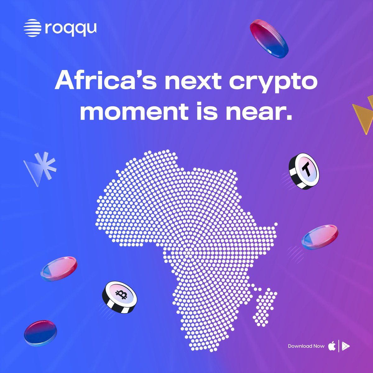 roqqupay's tweet photo. Something’s shifting in Africa’s crypto space. The momentum is building gradually.
Stay ready 🔥
#AfricaNext #UnfoldTheFuture #CryptoforAfrica https://t.co/LwWq2AbycS