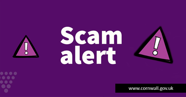 ‼️ Scam alert ‼️

Watch out for fake text messages telling you to pay a parking ticket via a link.

⚠️ Cornwall Council will never contact you by text about penalty charge notices.

❌ Don’t click on the link
🔒 Never share your bank details or personal info with unknown sources
