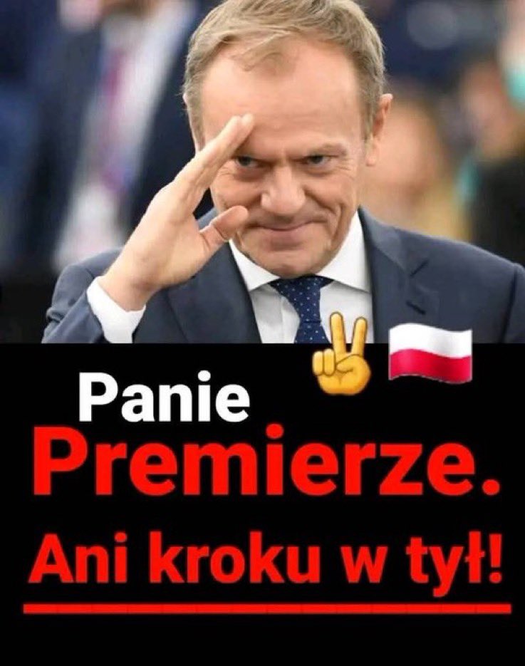 Dariusz #SolidarniZTuskiem (@dariusz45309181) on Twitter photo Jeśli ktoś myśli, że publikacja uchwały SN to prosty ruch, to się myli! <a href="/donaldtusk/">Donald Tusk</a> stoi przed trudnym wyborem, ale to mąż stanu z wizją 🇵🇱👊. Publikacja? Brak? Kryzys konstytucyjny. Trzymam kciuki za Tuska – on zna mechanizmy prawa lepiej niż ktokolwiek! ✌️
🔥 Premier Tusk to Jeśli ktoś myśli, że publikacja uchwały SN to prosty ruch, to się myli! <a href="/donaldtusk/">Donald Tusk</a> stoi przed trudnym wyborem, ale to mąż stanu z wizją 🇵🇱👊. Publikacja? Brak? Kryzys konstytucyjny. Trzymam kciuki za Tuska – on zna mechanizmy prawa lepiej niż ktokolwiek! ✌️
🔥 Premier Tusk to
