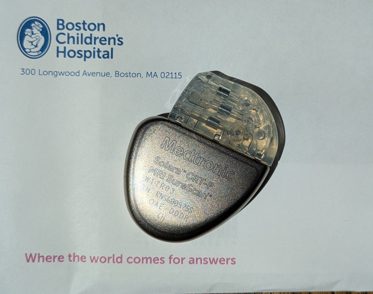 ErinBeckemeier's tweet photo. Only the 2nd patient with ccTGA s/p double switch to successfully be LBB area paced at Boston Children's. Thank you, Dr. Mah, for pushing the envelope for Conway. Heart surgery #9 and pacemaker #5 went better than expected! https://t.co/rDHtHQrR5Y