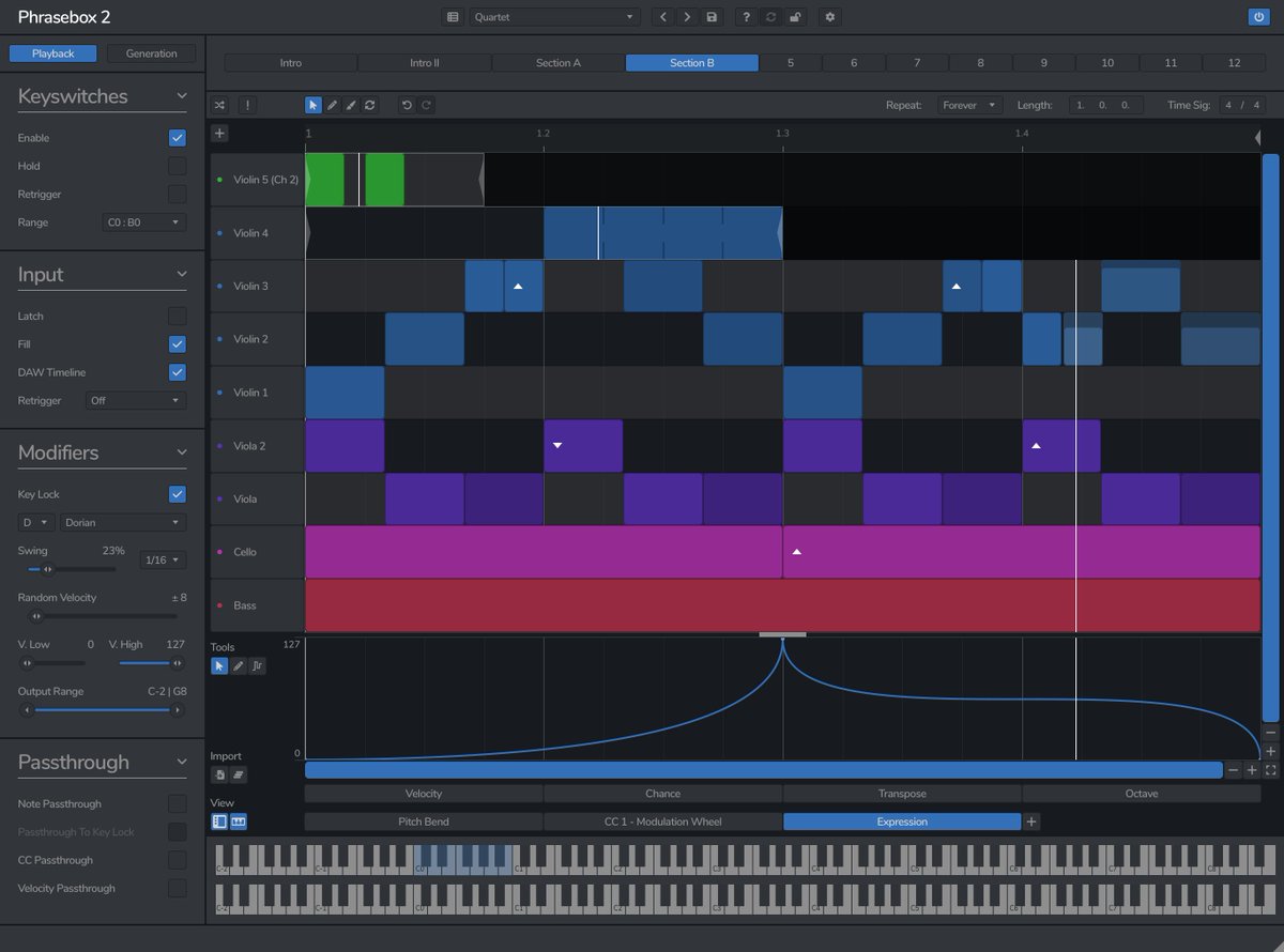 Phrasebox 2 is out today!

Phrasebox is a phrase arpeggiator, which transforms simple MIDI chords into expressive sequences.

Available now at venomode.com/phrasebox with an introductory price of £49