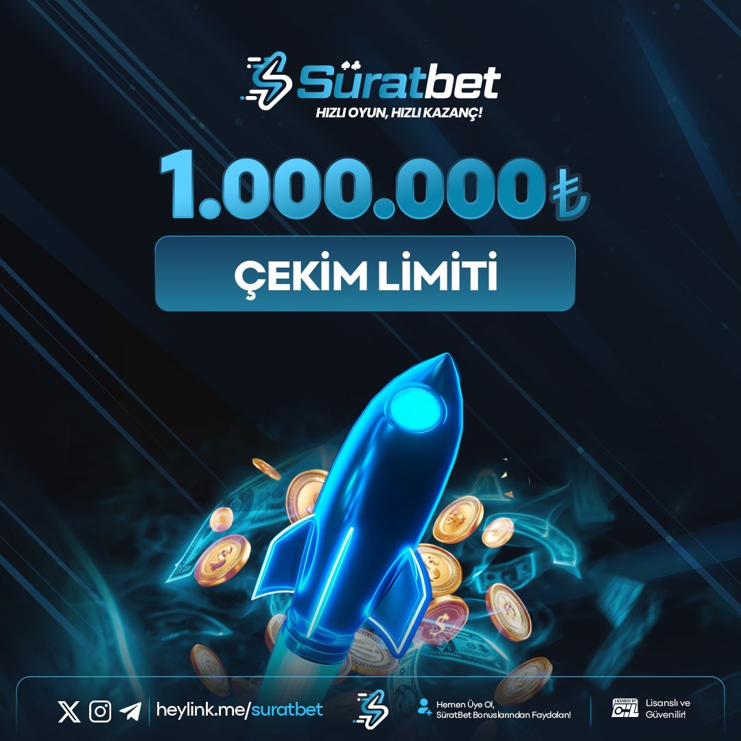 SuratBetcom's tweet photo. 🚀 SÜRATBET İLE SINIRLARI ZORLA! 🚀

💰 1.000.000₺ çekim limitiyle #Süratbet farkını gösteriyor

⚡️ Hızlı kazanç arayanlara özel #bahis deneyimi burada

🎯 Büyük oyna, şansını #casino fırsatlarıyla katla

💙 Süratbet ailesine katıl! https://t.co/M6I3gzhOYU https://t.co/PapSpvAYFv