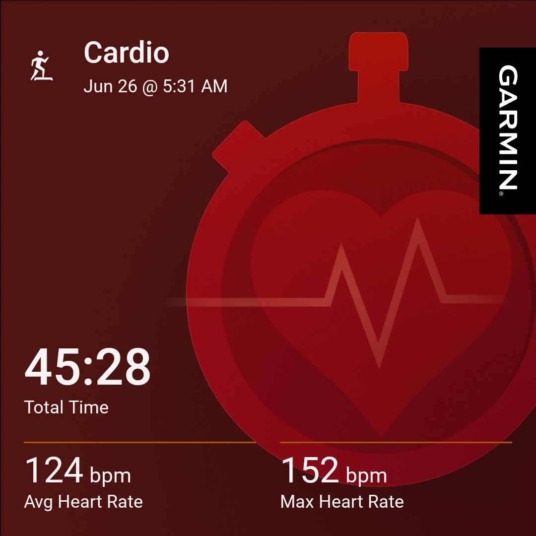 Upper body speed workout at RockBox Fitness Mooresville #garmin #beatyesterday