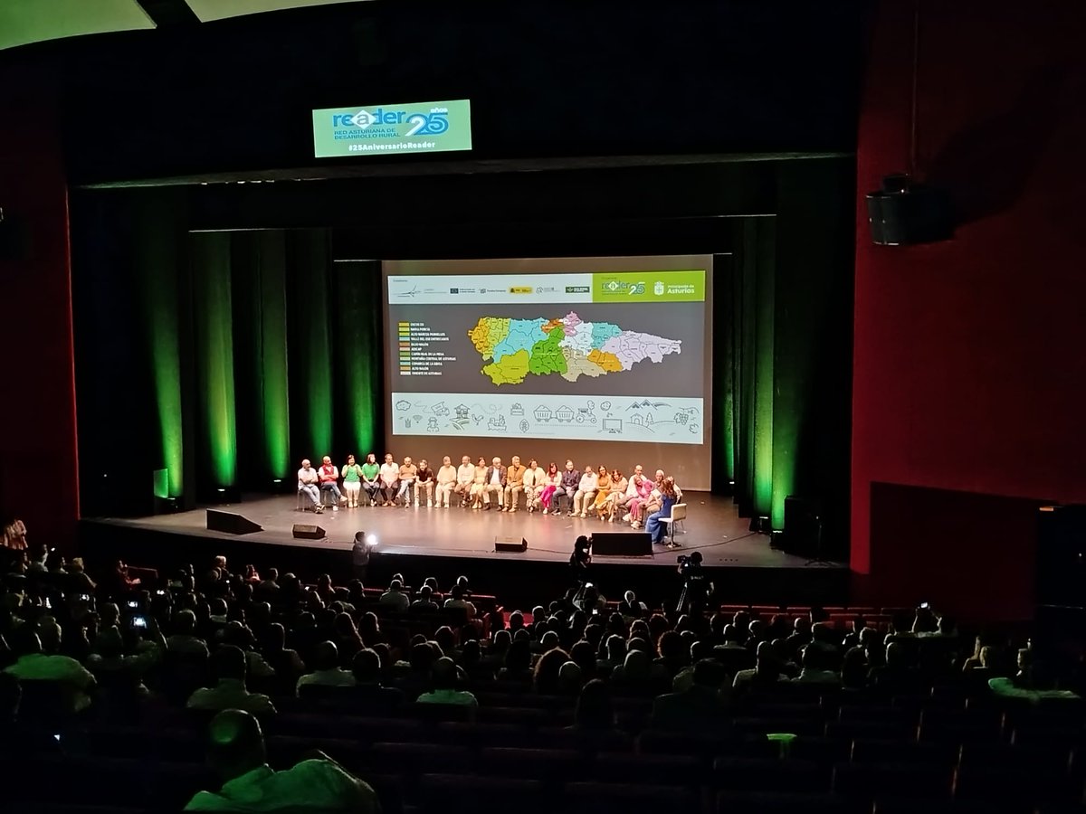Fundación CETEMAS (@cetemas) on Twitter photo Hoy estamos participando en el #25aniversarioreader de La Red Asturiana de Desarrollo Rural <a href="/readerasturias/">READER (RED ASTURIANA DE DESARROLLO RURAL)</a>
en <a href="/CentroNiemeyer/">Centro Niemeyer</a> de Avilés.
➕info:readerasturias.org/489729/noticia… Hoy estamos participando en el #25aniversarioreader de La Red Asturiana de Desarrollo Rural <a href="/readerasturias/">READER (RED ASTURIANA DE DESARROLLO RURAL)</a>
en <a href="/CentroNiemeyer/">Centro Niemeyer</a> de Avilés.
➕info:readerasturias.org/489729/noticia…
