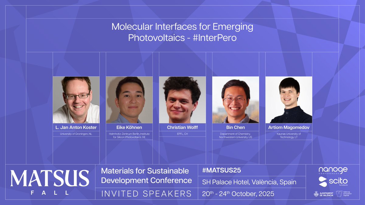 🚨 Only 4 days left! 
Submit your abstract by June 30 for our symposium on interface engineering in perovskite solar cells. 
Best contribution wins the Solar RRL Prize (€150 gift card)! ⚡️🔬
#Perovskite #SolarCells #CallForAbstracts #SolarRRL