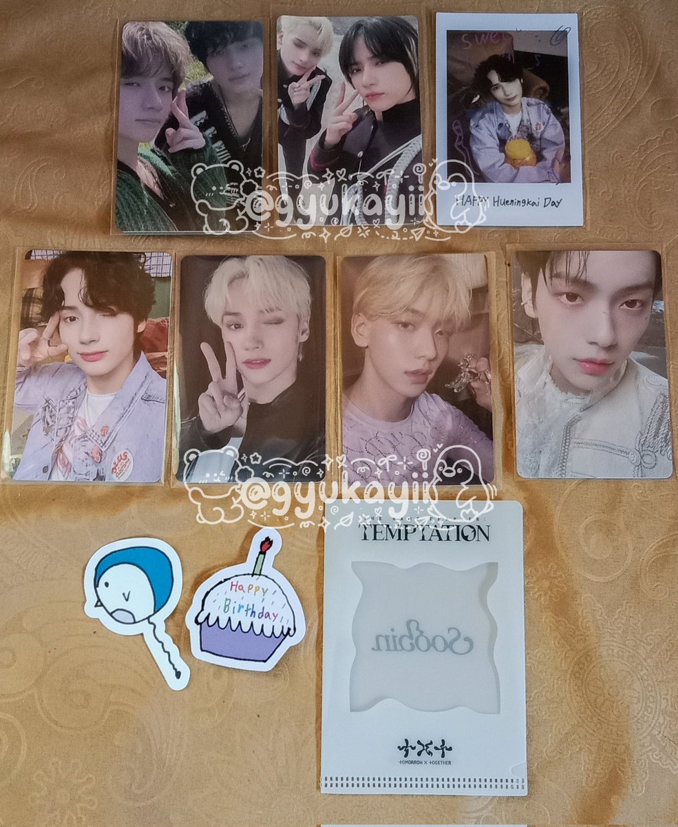 gyukayii's tweet photo. HELP RT
WTS WTB WTT

Berhubung aku mau stop collect, bantu adopsi yuk! Offer aja yaa. Semua album ini masih incl CD yaa. Jangan lupa tag aku🫶🏻

T; Album TXT Tempation, PC Soobin Lullaby, Hueningkai Beomgyu PC Unit, Soobin World, Album Lullaby Soobin, Album TXT Dream. https://t.co/ZtD1t0Znbj