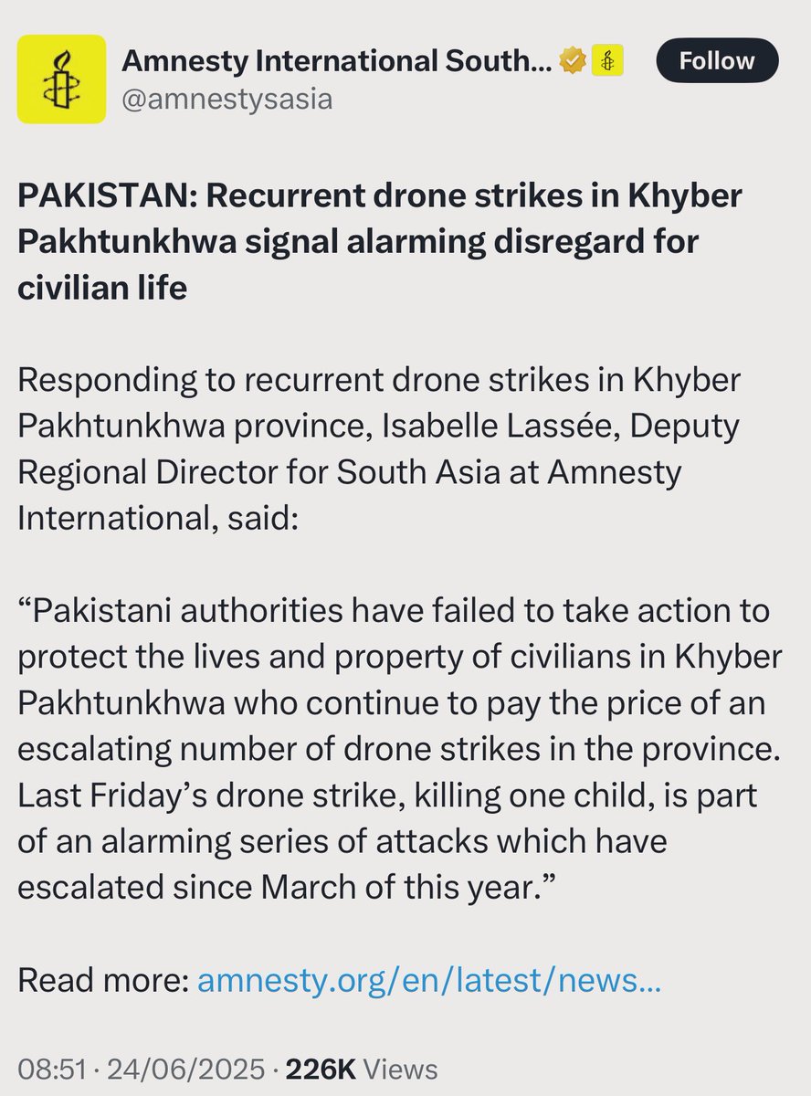 Areeba82's tweet photo. The government’s silence isn’t neutrality, it’s complicity. No investigation. No accountability. Just denial while families bury their children. 1/2

#StopDroneAttacks @ThePashtunVoice 
@aly_husein 
@ZubairShahAgha1 
@iqrarpashteen11 https://t.co/LFTSqBgn7m