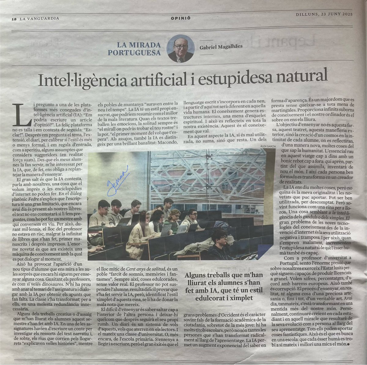 Gemma, ex-professora de filosofia a instituts tweet media