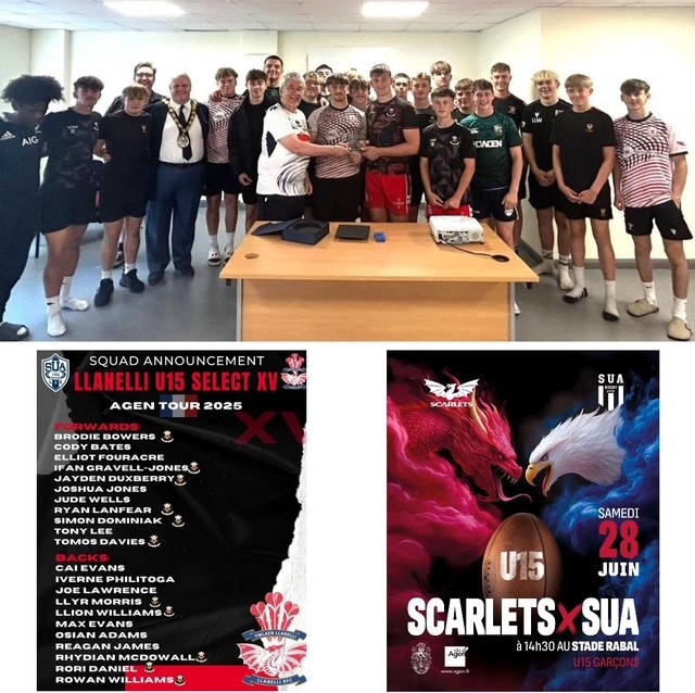 We’re incredibly proud to be able to sponsor a player from the Burry Port U15s for the third year at the Burry Port Festival 🙌

We’re also thrilled to share that our sponsored player has been selected to represent Llanelli RFC in an upcoming fixture in France this weekend! 🏴󠁧󠁢󠁷󠁬󠁳󠁿🇫🇷